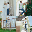 Advwin Multi-Purpose Telescopic Ladder 4.4m Aluminum