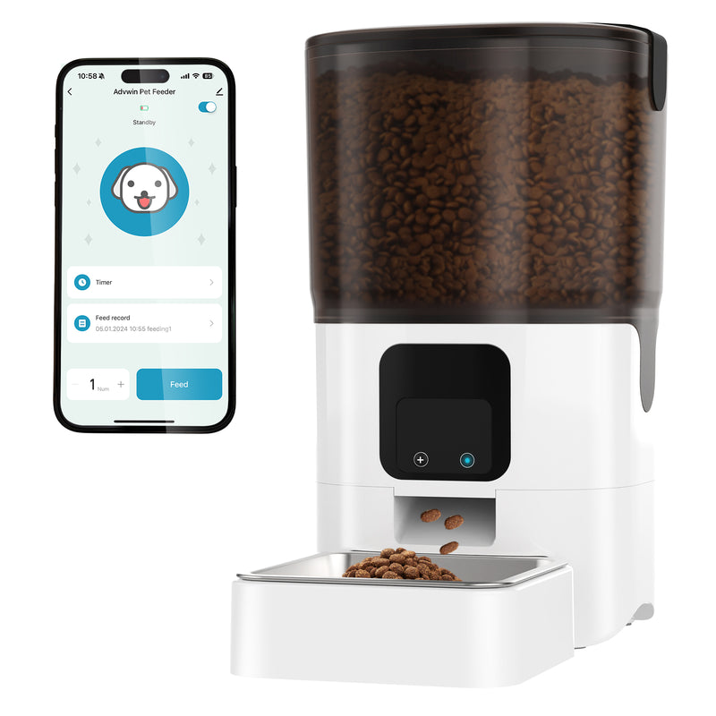 Advwin 6L Automatic Pet Feeder 5G WiFi