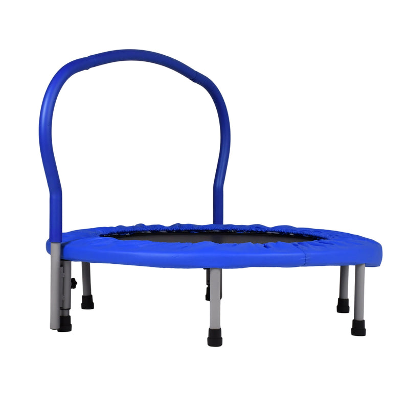 Advwin 36” Mini Trampoline Rebounder Handrail Foldable