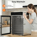 Advwin 18 Trays Fruit & Meat Dehydrator Stainless Steel