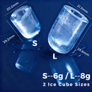 Advwin 2L 12KG Ice Makers Self-Cleaning Ice Machine