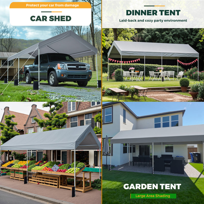 Advwin 3x6m Waterproof Carport Canopy Portable Garage(Pre-order)