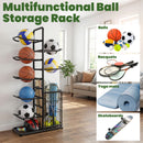 Advwin 7-Tier Sports Ball Storage Rack
