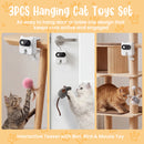 Advwin Interactive Cat Toy Automatic Feather Teaser
