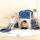 Advwin 9 in 1 L-Shaped Toddler Slide Indoor Baby Slide