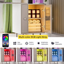 Advwin Manicure Table Dust with Dust Collector LED Light