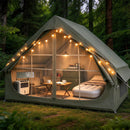 Advwin 2-6 Person Inflatable Glamping Tent with Pump