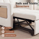 Advwin 3 in 1 Convertible Sofa Bed Velvet Sleeper Chair (Pre-Order)