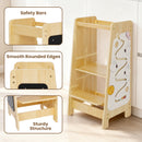 Advwin 4-in-1 Toddler Kitchen Step Stool Height Adjustable