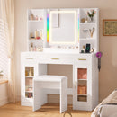 Advwin Dressing Table Stool w/ RGB Light
