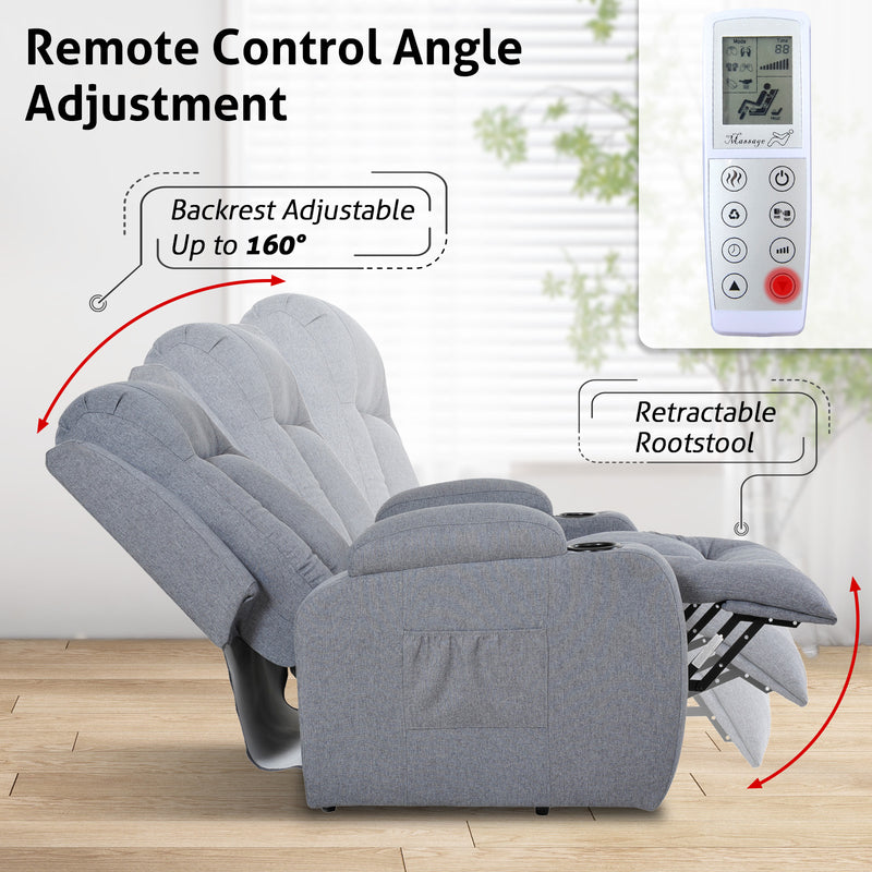 Advwin Power Lift Recliner 8 Point Massage Chair Heating