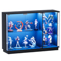 Advwin Glass Display Cabinet w/ 3-Color Sensor LED Light