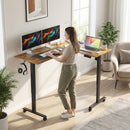 Advwin L Shaped Electric Standing Desk Charging Station