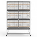Advwin Large 3-Tier Stackable & Divided Bird Cage Aviary