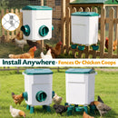 Advwin 12kg Automatic Chicken Feeder & 11L Waterer Set