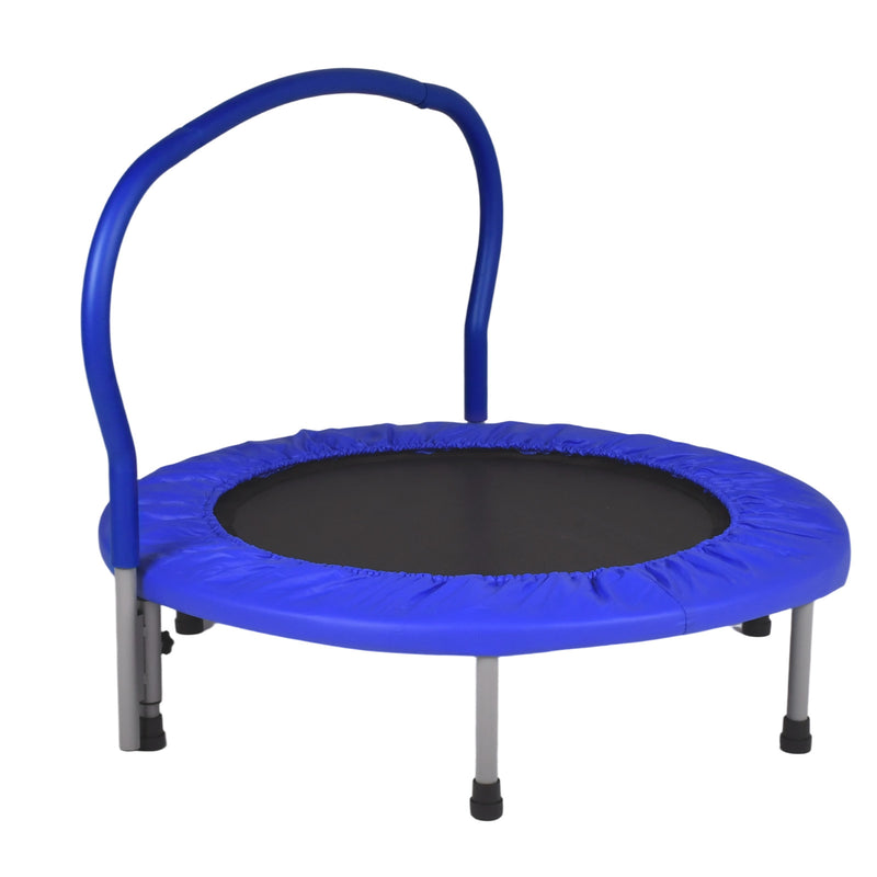 Advwin 36” Mini Trampoline Rebounder Handrail Foldable