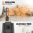 Advwin Electric Bladeless Fan Heater with Thermostat