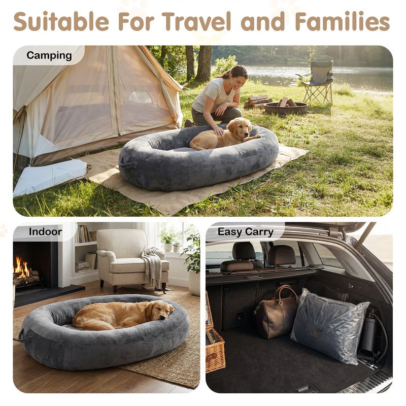 Advwin Inflatable Human Dog Bed with Inflator