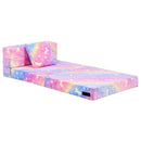 Advwin 3-in-1 Toddler Folding Sofa Bed with Pillow