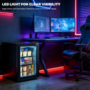 Advwin 60L Upright Freezer with LED Interior Light