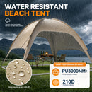 Advwin 8-10 Person Pop Up Beach Tent with Side Walls
