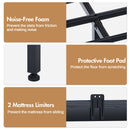 Advwin Bed Frame with 4 Storage Drawers & Charging Station