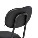 Advwin Kitchen Dining Chairs Black Set of 4