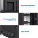 Advwin Black Mini Fridge for Bedroom 10L