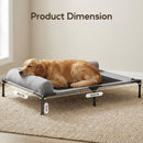 Advwin Outdoor Elevated Dog Bed with Breathable Mesh