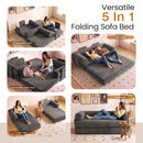 Advwin 5-in-1 Convertible Folding Loveseat Sofa Bed
