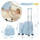 Advwin Kids 20" Ride On Suitcase w/ 12" Travel Bag
