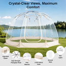 Advwin 6-15 Person Clear Bubble Dome Tent with Windows