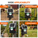 Advwin 15km Solar Electric Fence Energiser Charger