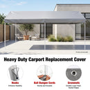 Advwin 3×6m Carport Replacement Canopy Cover