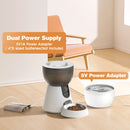 Advwin 2-in-1 Automatic Cat Feeder and Water Fountain
