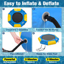 Advwin Inflatable Water Trampoline with Electric Pump