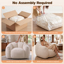 Advwin Petal Shaped Corduroy Bean Bag Chair