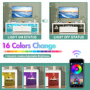 Advwin 160cm Entertainment Unit TV Stand with RGB LED Light