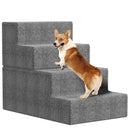 Advwin 4-Step Pet Stairs with Removable Washable Cover