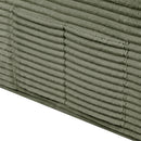 Advwin 162cm Loveseat Floor Sofa Corduroy Boneless Couch