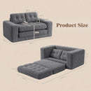 Advwin 2-in-1 Convertible Wide-Wale Corduroy Sofa Bed