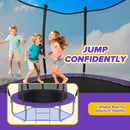 Advwin 8FT Outdoor Trampoline for Kids w/Ladder