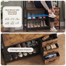 Advwin Entryway Coat Rack with Storage Bench  & Shoe Rack