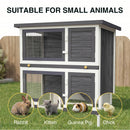 Advwin Wooden Pet Hutch Rabbit Cage House