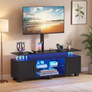 Advwin 130cm LED TV Cabinet with Power Outlet