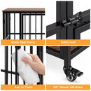 Advwin Folding Heavy-Duty Steel Dog Crate Furniture
