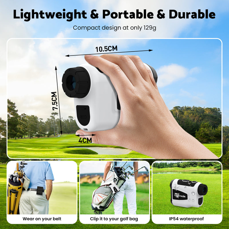 Advwin 1200m Laser Golf Rangefinder with Slope