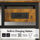 Advwin Large Mobile Printer Stand with Charging Station