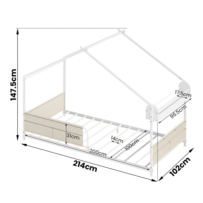 Advwin Kids Bed Frame Montessori House