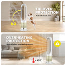 Advwin 2 in 1 Bladeless Tower Heater Fan